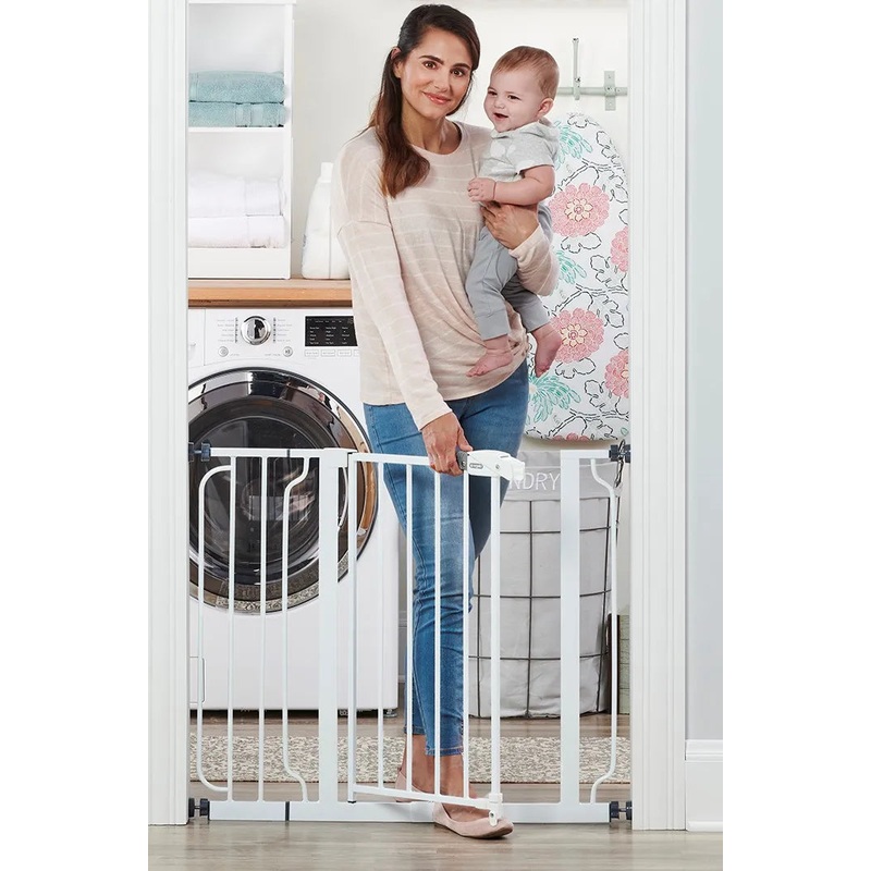 38.5-Inch Extra Wide Walk Thru Baby Gate