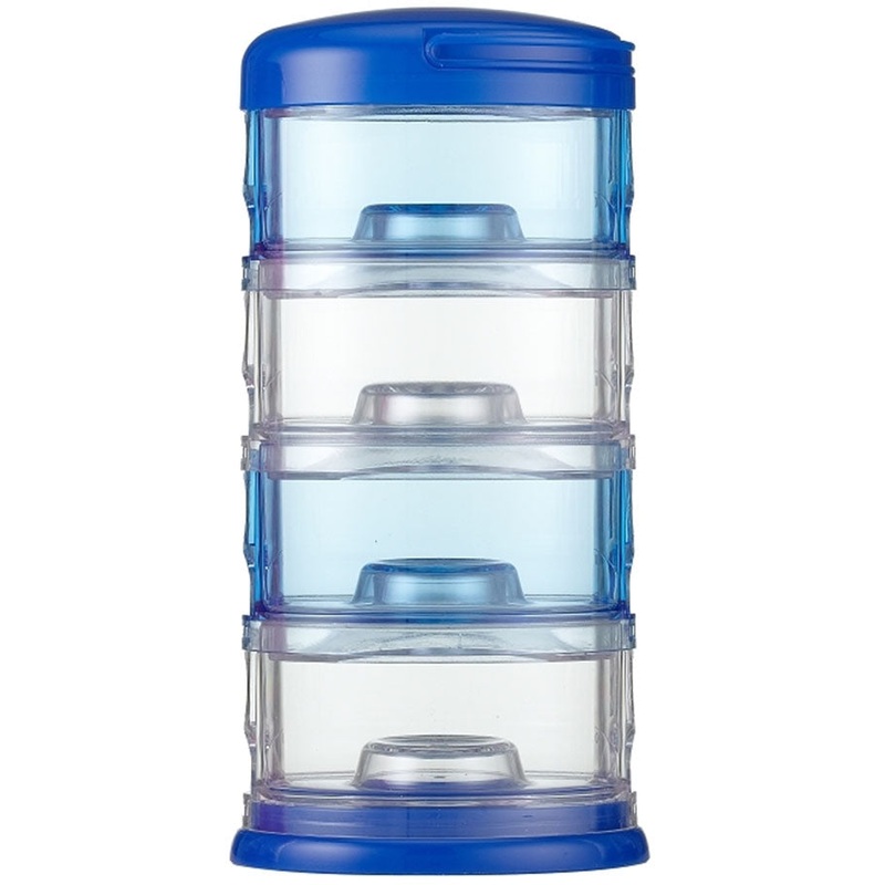 Innobaby Packin’ Smart Stackables 4 Tier Essentials – Blue/Clear