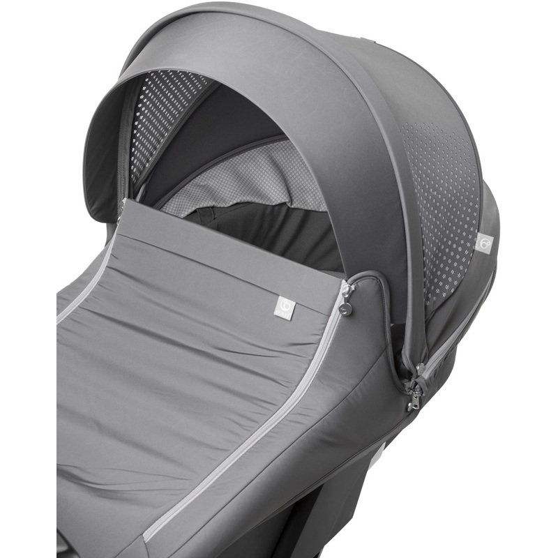 Stokke Xplory Athleisure Carry Cot Complete Kit – Black/Grey