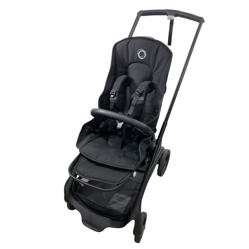 Bugaboo Dragonfly Stroller, 2023, Black, Midnight Black, Midnight Black