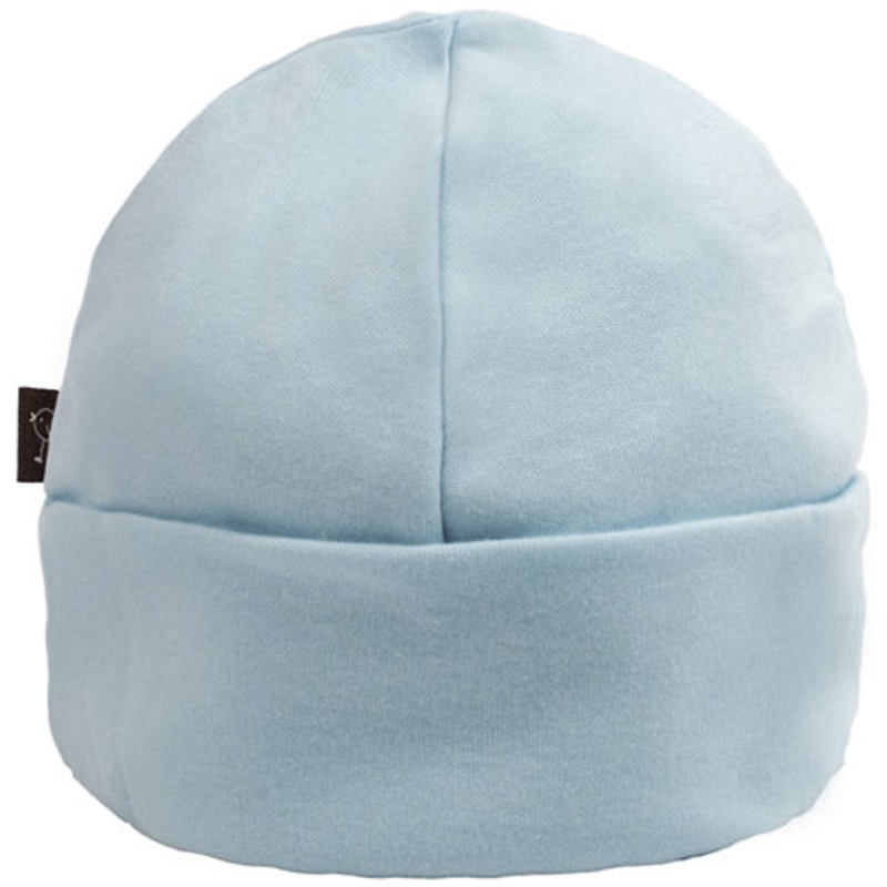 Kushies Cotton Baby Cap, 3-6m – Blue