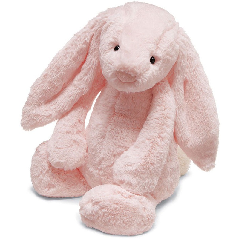 Jellycat Bashful Bunny, 12″ (Baby Pink with Chime)