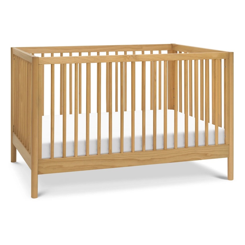 Birdie 3-in-1 Convertible Crib – Honey