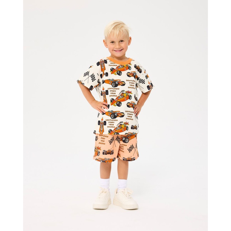 Start Your Engines Short Sleeve T-Shirt – Ecru