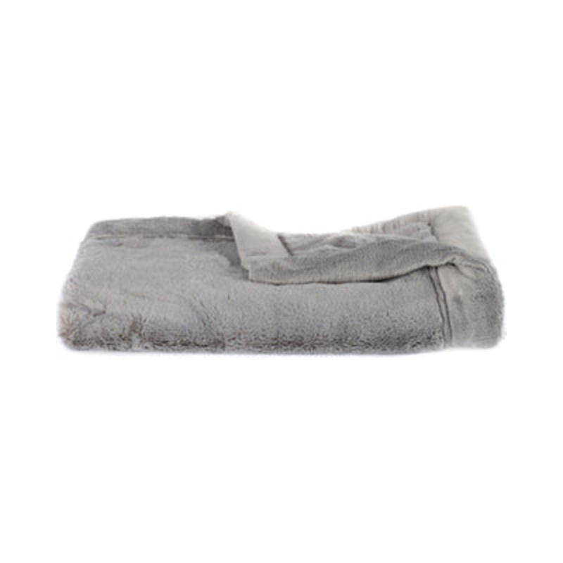 Gray Lush Blanket – Mini