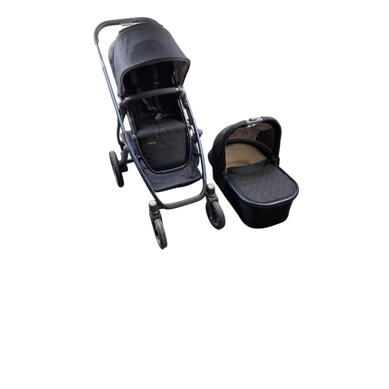 UPPAbaby VISTA Stroller, 2017, Jake (Black)