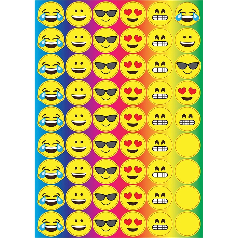 Ashley Productions ASH40016 Foam Manipulatives, Emoji Counters, Set of 50
