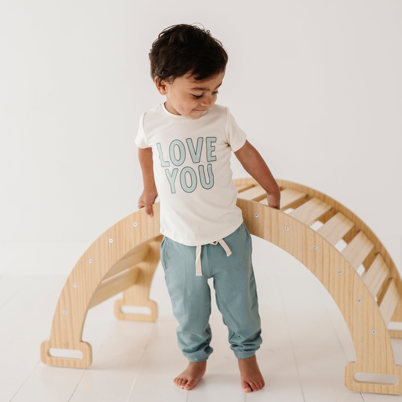 Baby Sprouts Boy’s Short Sleeve Tee | Love You