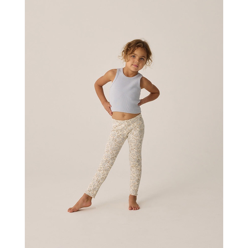 Ribbed Tank Set – Shell + Light Blue