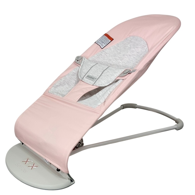 BabyBjorn Bouncer Balance, Light Gray Frame, Light Pink/Gray