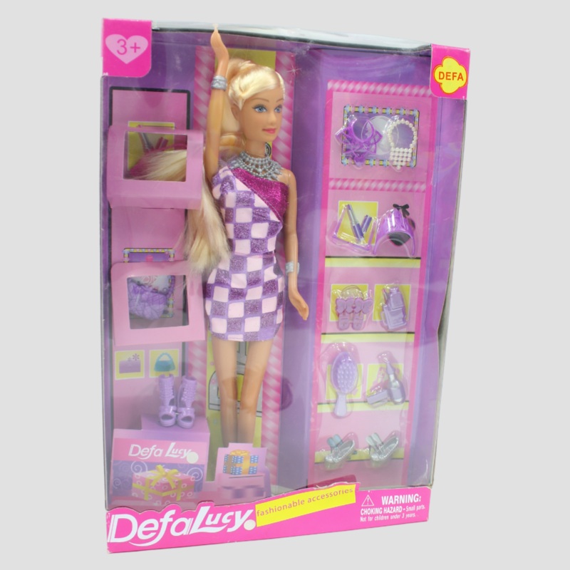 Defa Lucy Fashion Girl Story Doll – Purple