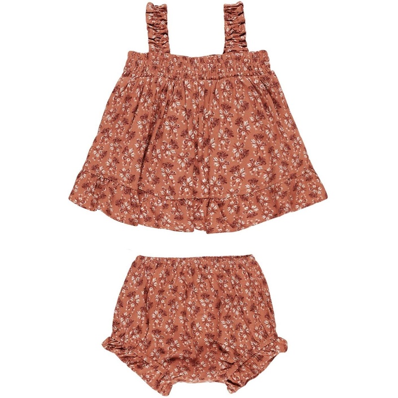 Rylee + Cru Lala Set || Red Floral