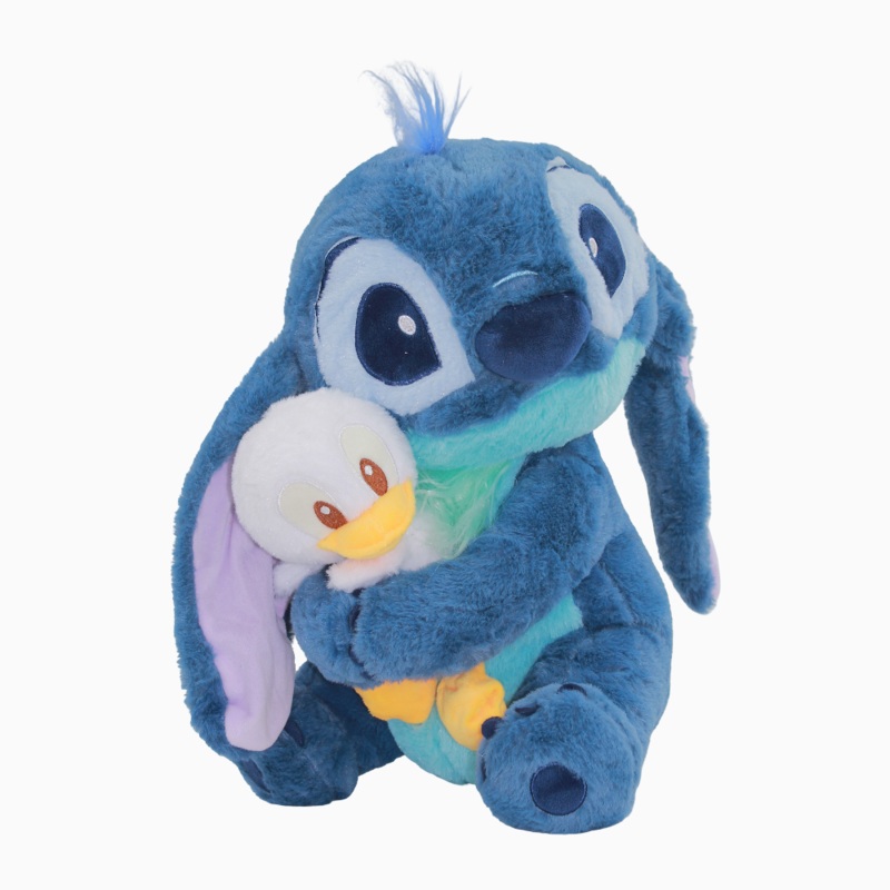 Stitch & Donald Duck Plush Toy – Petroleum Blue