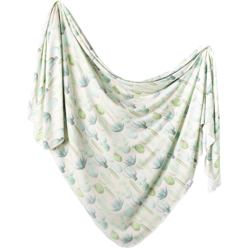 Copper Pearl Knit Swaddle Blanket | Desert