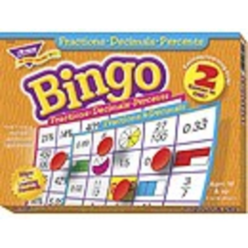 Fractions, Decimals, Percents Bingo
