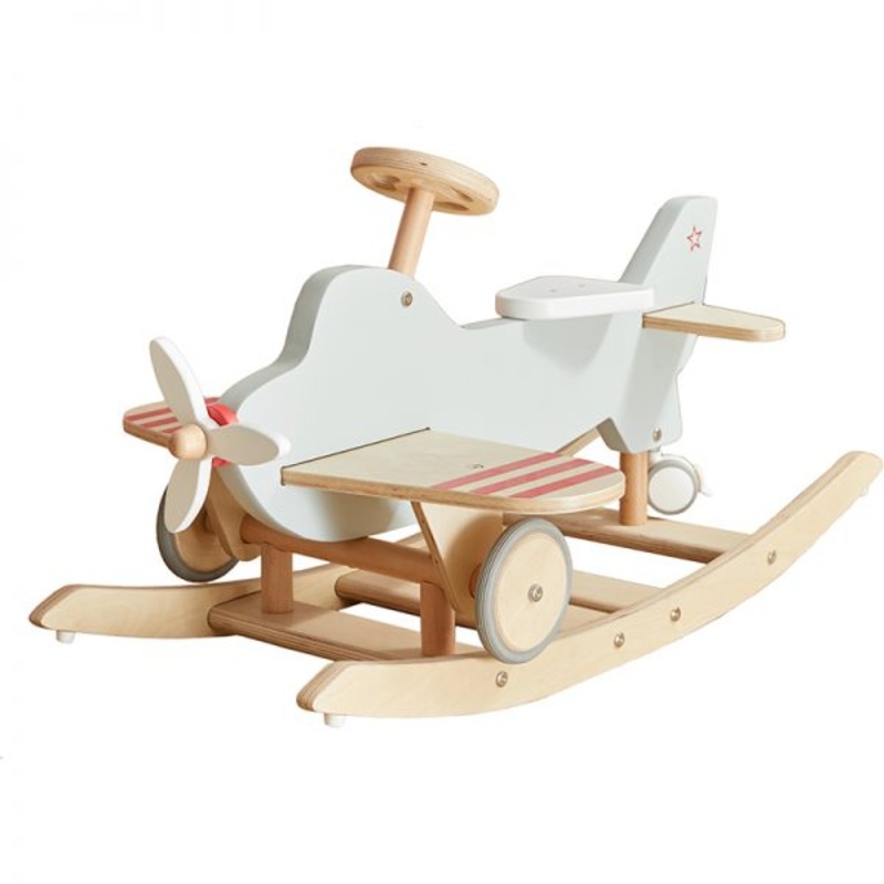 Wonder & Wise- Airplane Ride-On Rocker