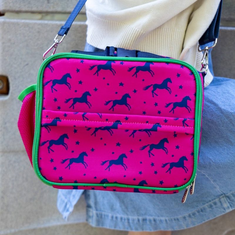 Yumbox Classic Lunch Bag  Insulated Equestrian-Inspired Tote with Vibrant Accents