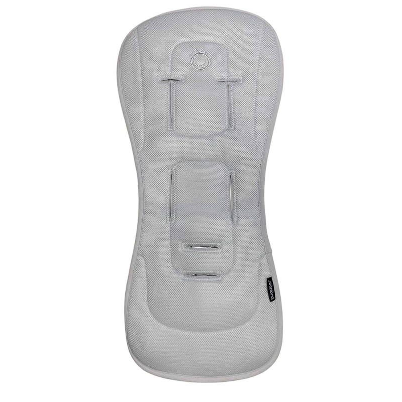 Bugaboo Dual Comfort Seat Liner, Misty Grey