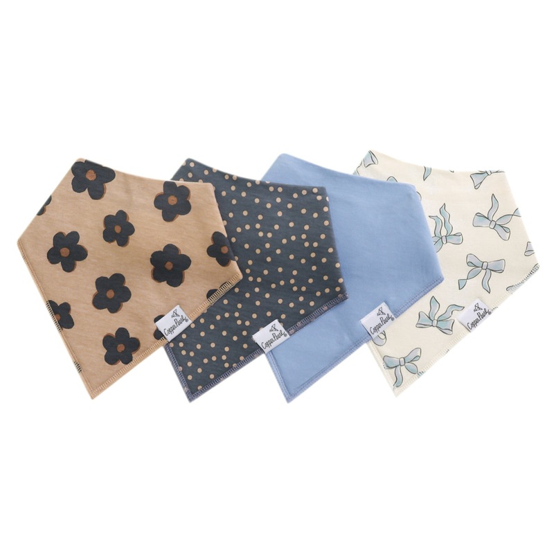 Copper Pearl Baby Bandana Bibs | Gemma