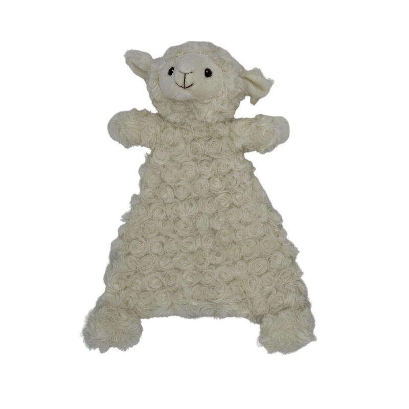 Baby Paper Crinkle Cuddler-Sensory Plush Lamb