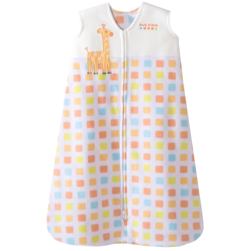 HALO SleepSack Wearable Blanket, Micro-Fleece, Multi Blocks, Large