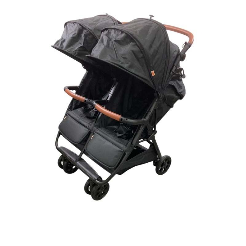 Zoe The Twin V2 Double Stroller, 2024, Black