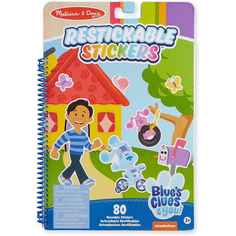 Blue’s Clues & You! Restickable Stickers Pad – Places Blue Loves