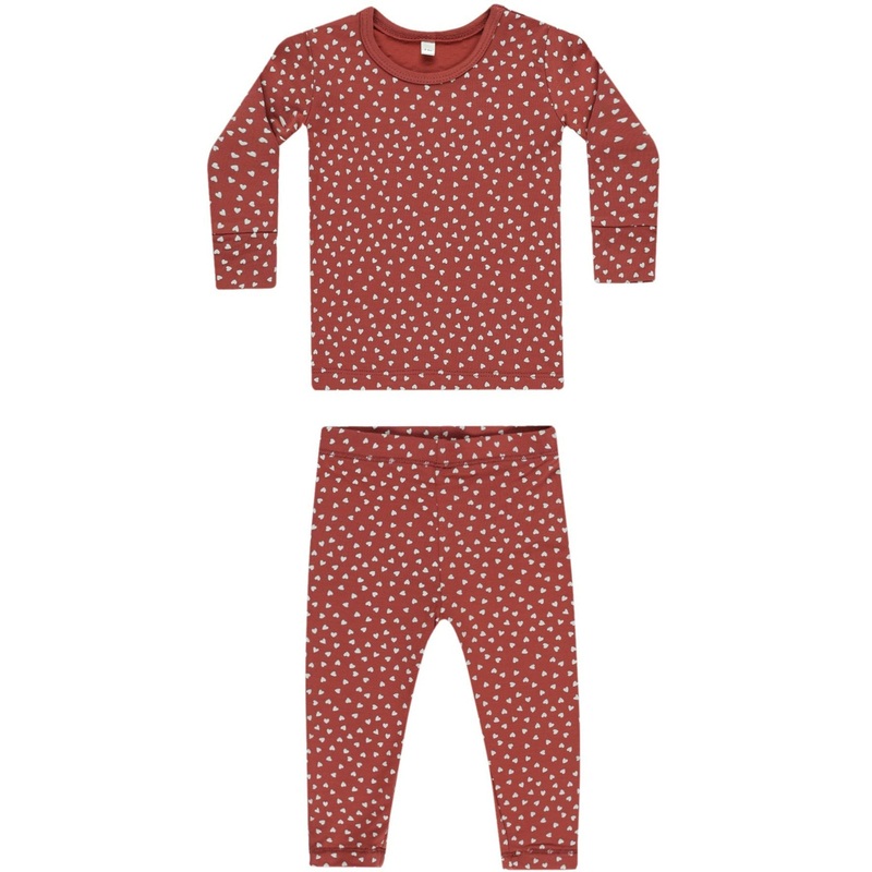 Quincy Mae Bamboo Pajama Set || Tiny Hearts