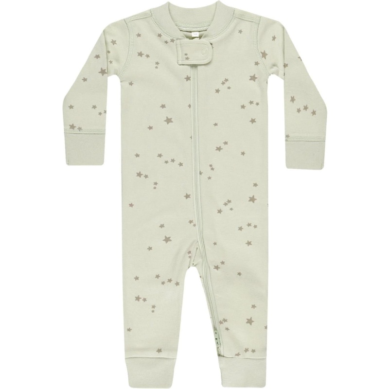 Quincy Mae Zip Longsleeve Sleeper || Stars
