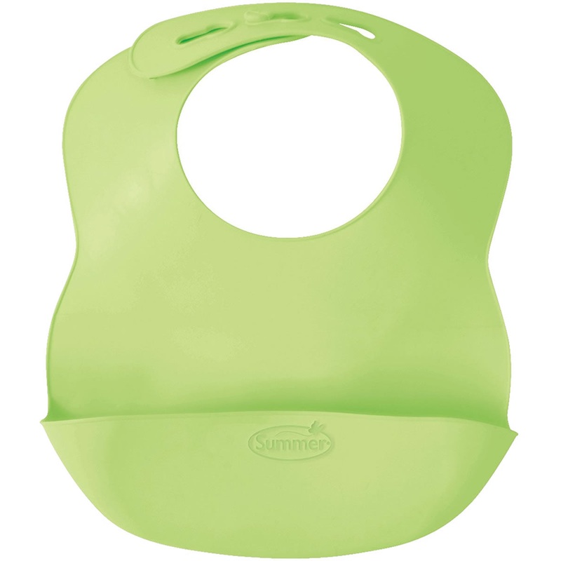 Summer Infant Bibbity Rinse & Roll Bib – Green
