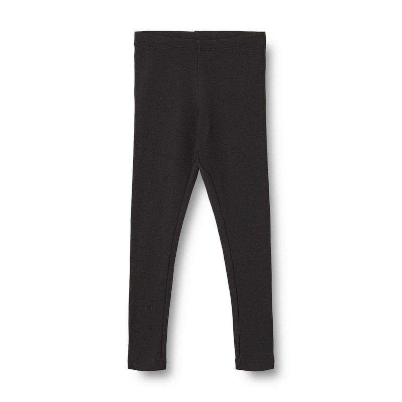 Wheat Organic Rib Leggings – Black