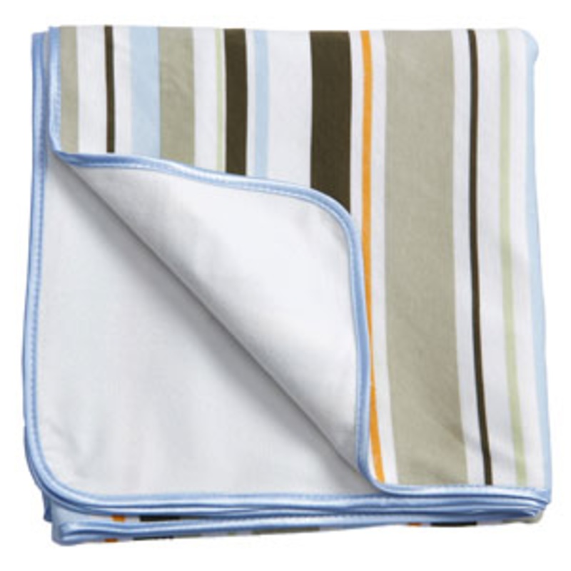 JJ Cole Swaddle Blanket in Blue Stripe