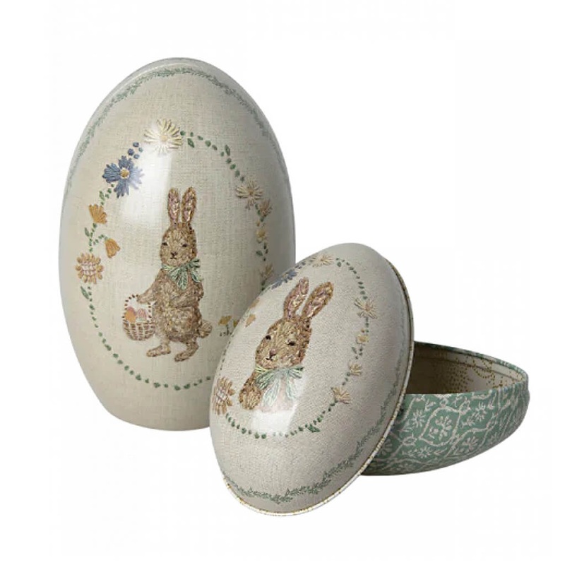 Metal Easter Egg Set Mint
