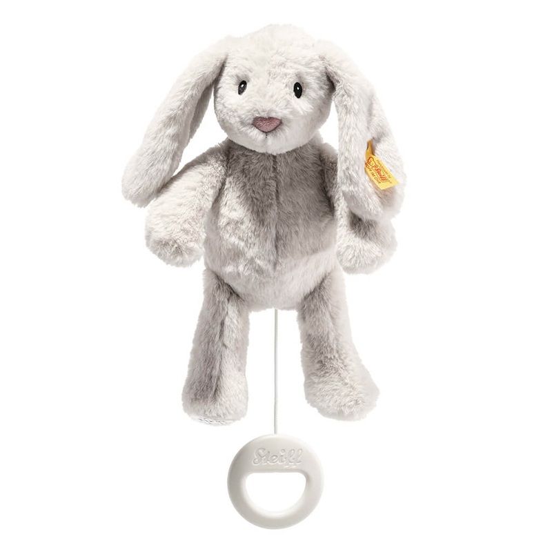 Steiff Musical Pull Toy Hoppie Rabbit
