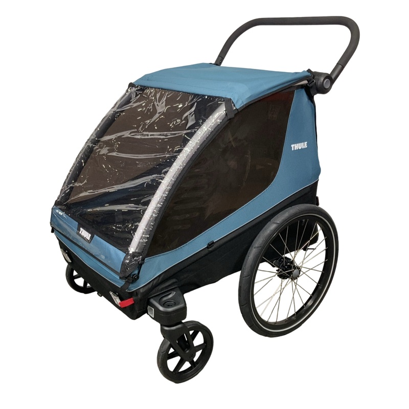 Thule Courier Bike Convertible Trailer, 2022, Aegean Blue