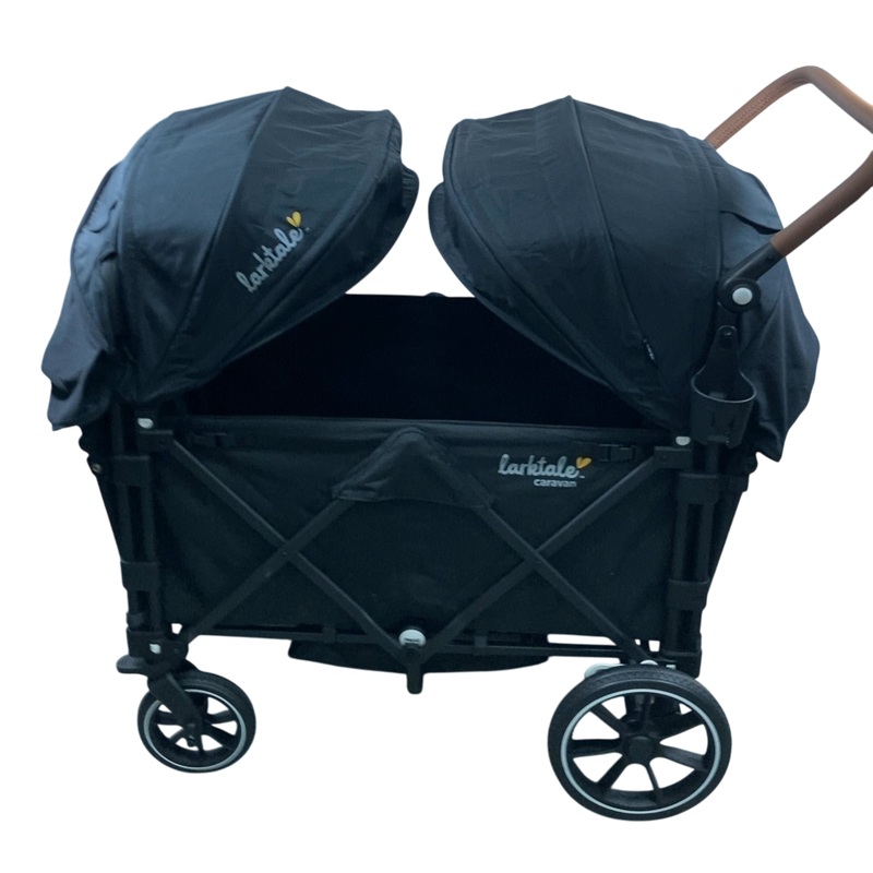 Larktale Caravan Coupe Quad Stroller Wagon, 2024, Byron Black
