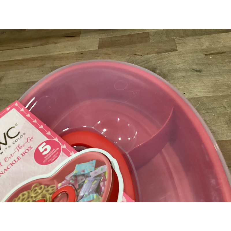 Valentine Heart Figural Snack Bento Box