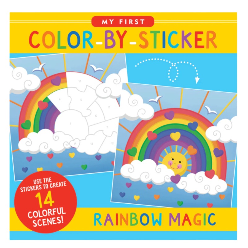 My First Color By Sticker Rainbow Magic