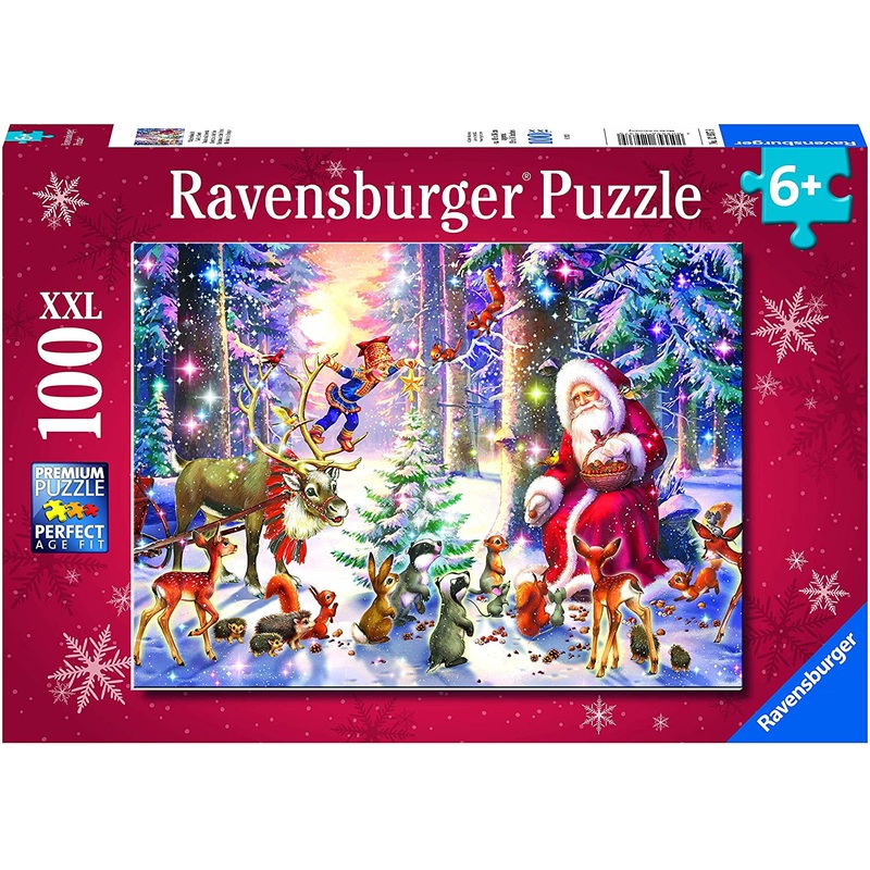 Christmas in the Forest 100 Piece Puzzle