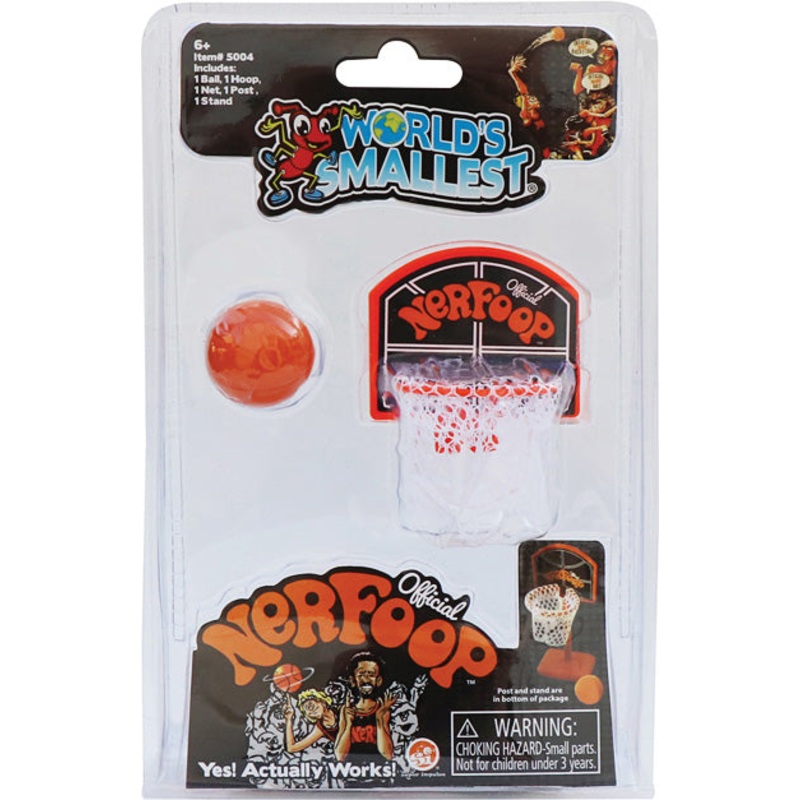 World’s Smallest Official Nerf Basketball