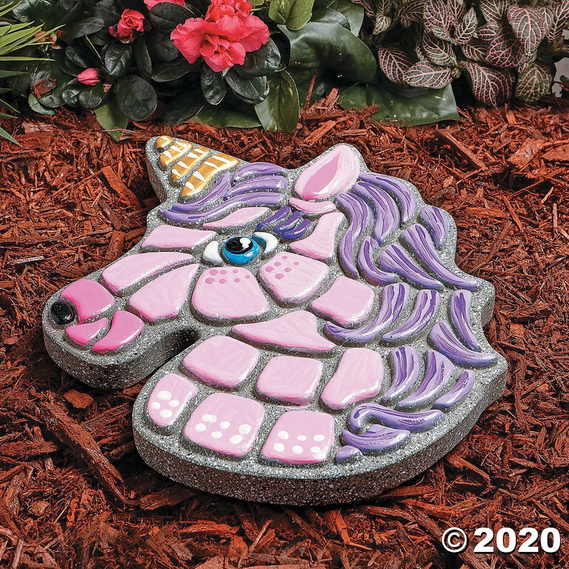 Paint Your Own Stepping Stone: Unicorn