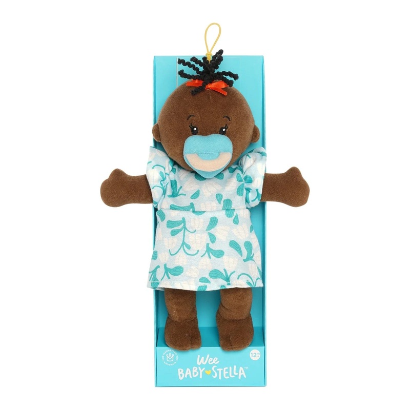 Wee Baby Stella Brown with Black Wavy Hair