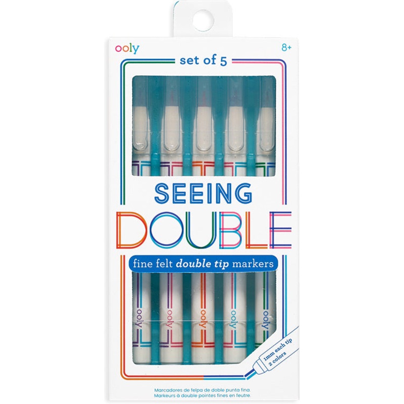 Seeing Double Fine Felt Double Tip Markers
