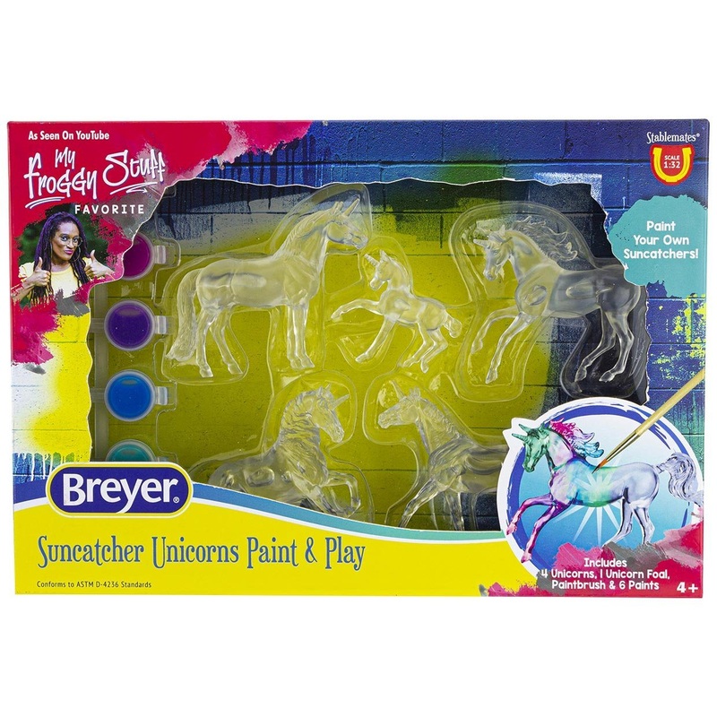 Breyer Suncatcher Unicorns Paint & Play