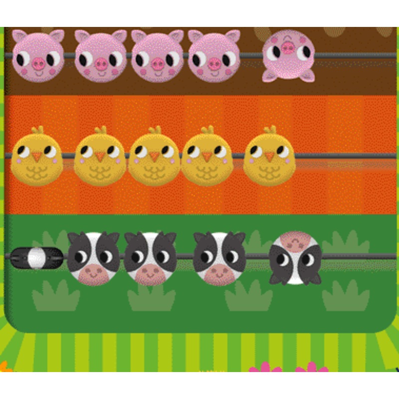 Count and Slide Farmyard Friends