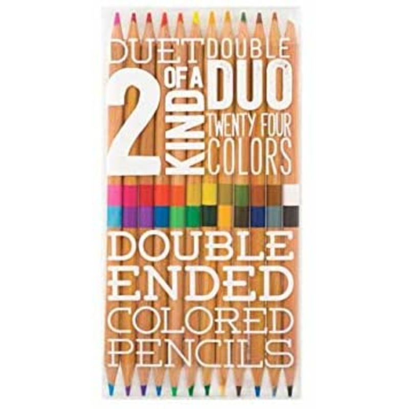 Ooly Two-of-a-Kind Double Ended Color Pencils – Set of 12/24