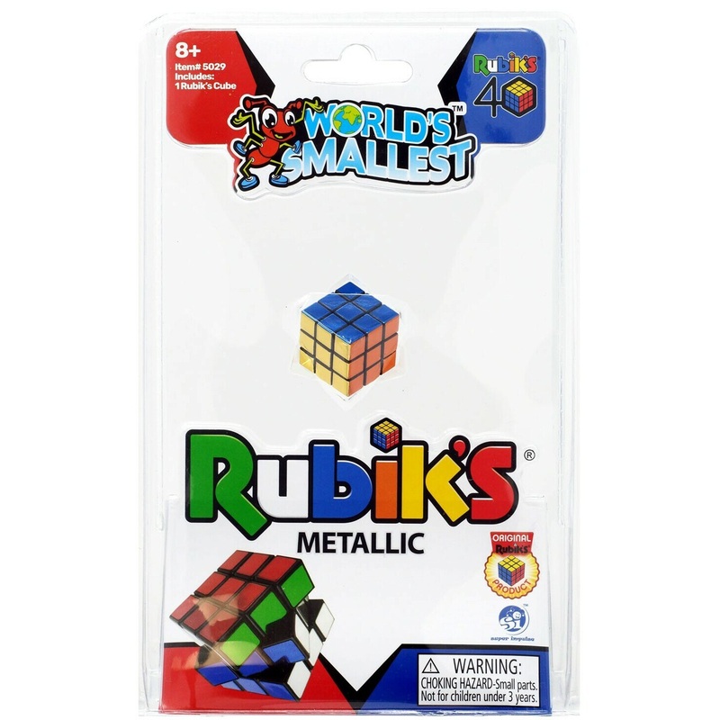 World’s Smallest Metallic Rubik’s 40th Anniversary