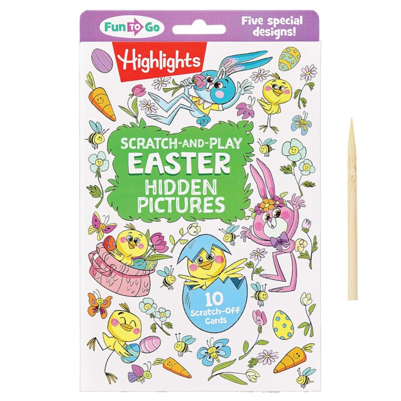 Scratch-and-Play Easter Hidden Pictures