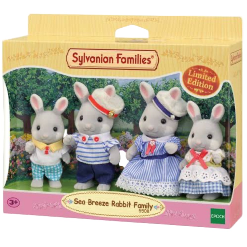 Calico Critters Sea Breeze Rabbit Family