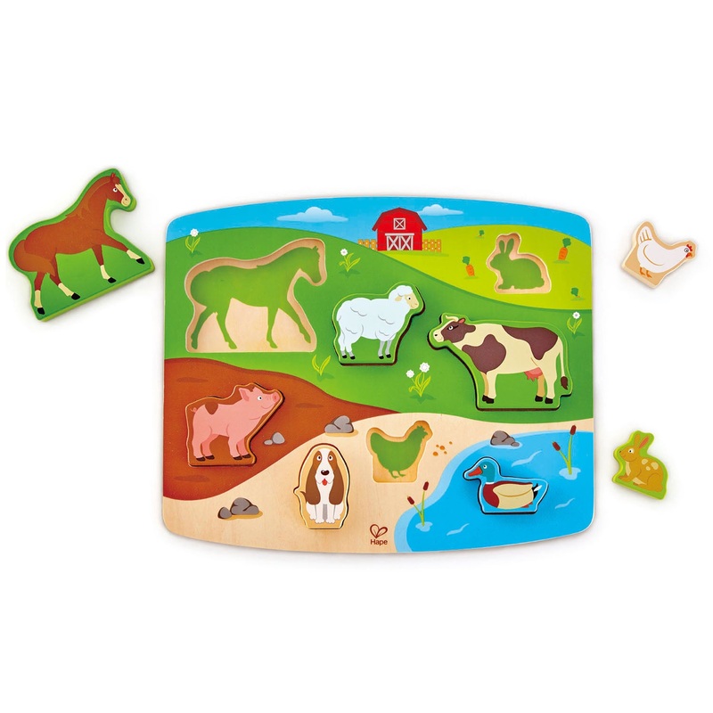 Farm Animal Puzzle and Play